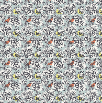 Verduisterend binnengordijn met bloemenprint