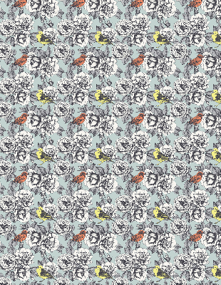 Verduisterend binnengordijn met bloemenprint
