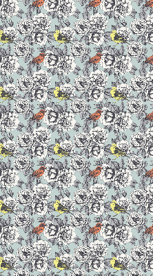 Verduisterend binnengordijn met bloemenprint