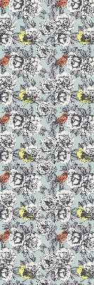 Verduisterend binnengordijn met bloemenprint