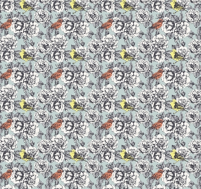 Verduisterend binnengordijn met bloemenprint