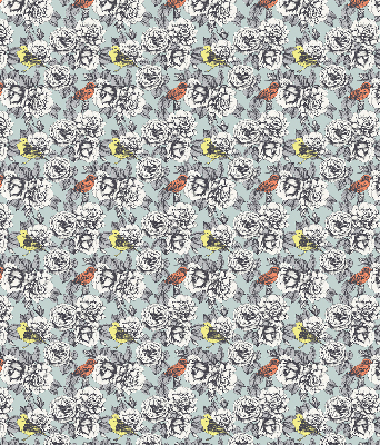 Verduisterend binnengordijn met bloemenprint