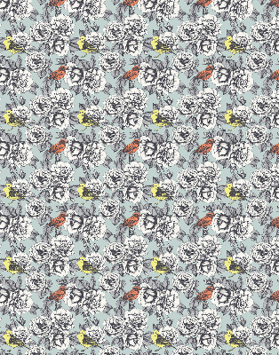 Verduisterend binnengordijn met bloemenprint