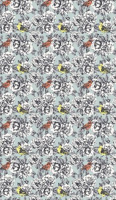 Verduisterend binnengordijn met bloemenprint