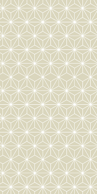 Verduisterend rolgordijn voor raam met witte stippen die met elkaar verbonden zijn