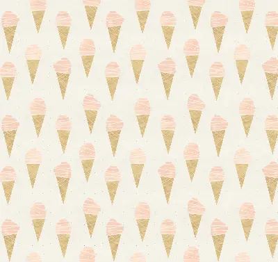 Verduisterend stoffen rolgordijn in ijsje-uitvoering