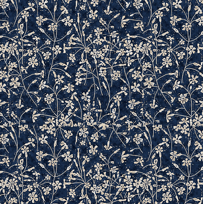 Verduisterend stoffen rolgordijn met bloemenprint