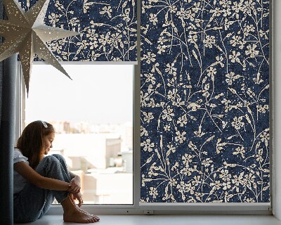 Verduisterend stoffen rolgordijn met bloemenprint