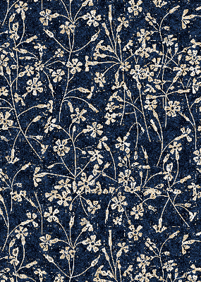 Verduisterend stoffen rolgordijn met bloemenprint