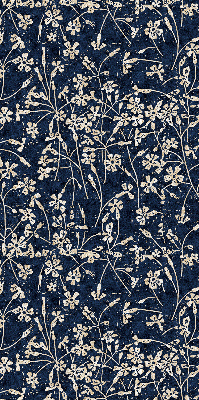 Verduisterend stoffen rolgordijn met bloemenprint