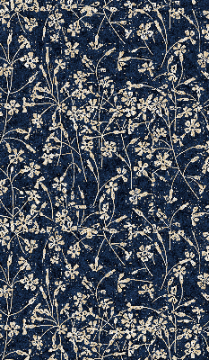 Verduisterend stoffen rolgordijn met bloemenprint