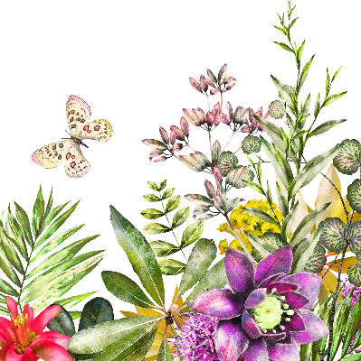 Verduisterend rolgordijn voor balkondeur bloemen