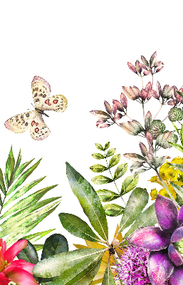 Verduisterend rolgordijn voor balkondeur bloemen
