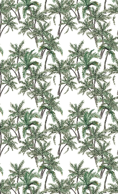 Verduisterend raamrolgordijn voor binnen met palmbomenprint