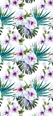 Verduisterend rolgordijn voor raam bloemen