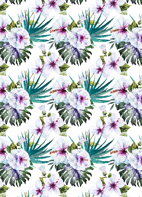 Verduisterend rolgordijn voor raam bloemen