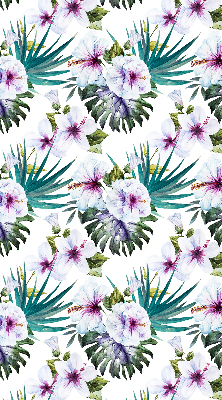 Verduisterend rolgordijn voor raam bloemen