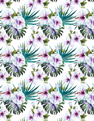 Verduisterend rolgordijn voor raam bloemen