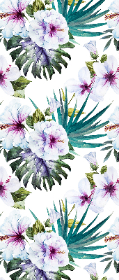 Verduisterend rolgordijn voor raam bloemen