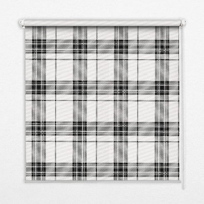 Verduisterend binnengordijn in grijze tartan
