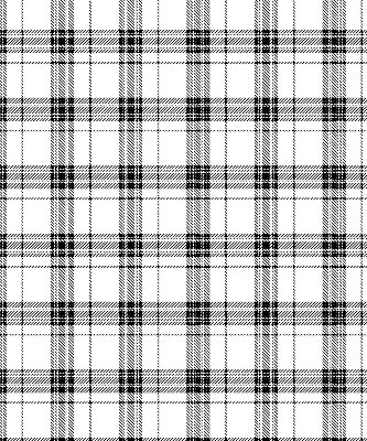 Verduisterend binnengordijn in grijze tartan
