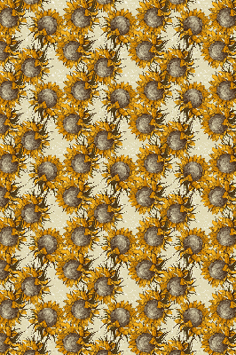 Verduisterend stoffen rolgordijn in de kleur Zonnebloem