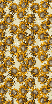 Verduisterend stoffen rolgordijn in de kleur Zonnebloem