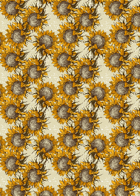 Verduisterend stoffen rolgordijn in de kleur Zonnebloem