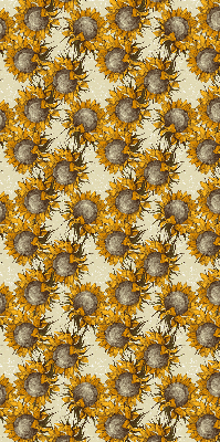 Verduisterend stoffen rolgordijn in de kleur Zonnebloem