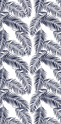 Verduisterend raamrolgordijn voor binnen met varenbladeren