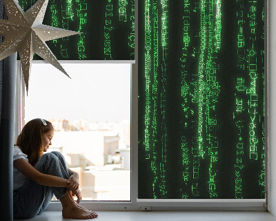 Binnenshuis verduisterend rolgordijn in groene kleur