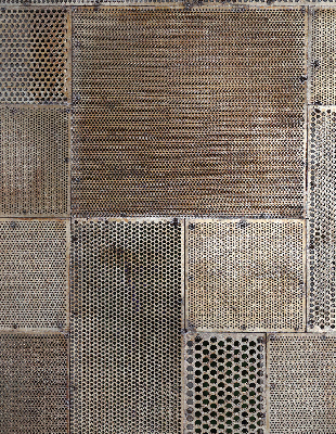 Binnenshuis verduisterend rolgordijn voor metalen wand
