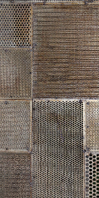 Binnenshuis verduisterend rolgordijn voor metalen wand