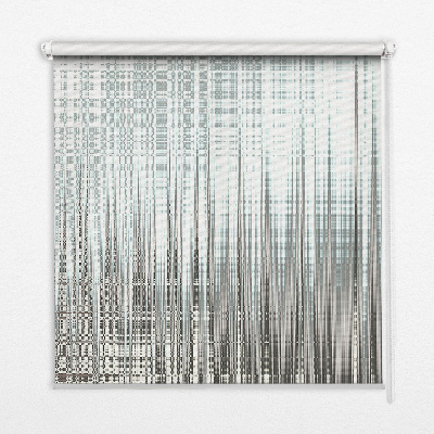 Verduisterend stoffen rolgordijn in spiegelabstractie