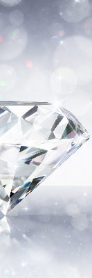 Verduisterend stoffen rolgordijn in de kleur diamanten