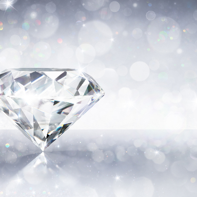 Verduisterend stoffen rolgordijn in de kleur diamanten