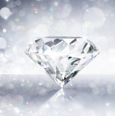 Verduisterend stoffen rolgordijn in de kleur diamanten