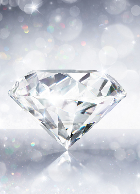 Verduisterend stoffen rolgordijn in de kleur diamanten