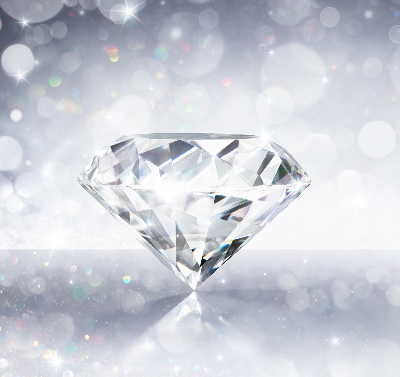 Verduisterend stoffen rolgordijn in de kleur diamanten