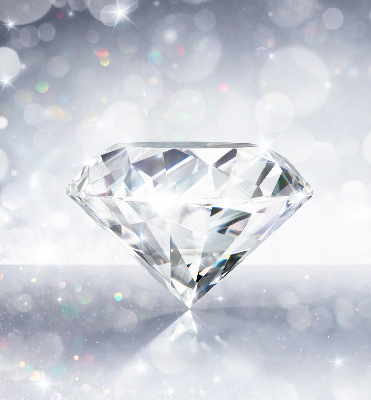 Verduisterend stoffen rolgordijn in de kleur diamanten