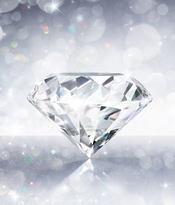Verduisterend stoffen rolgordijn in de kleur diamanten