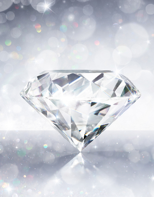 Verduisterend stoffen rolgordijn in de kleur diamanten