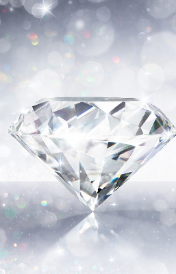 Verduisterend stoffen rolgordijn in de kleur diamanten