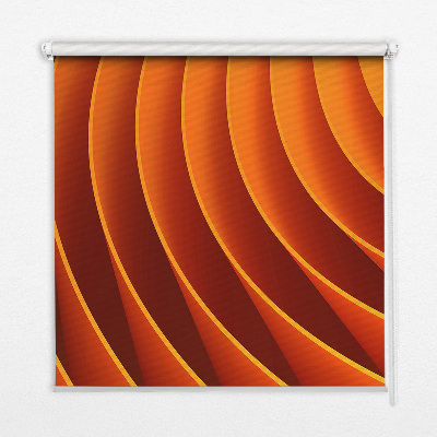 Verduisterend binnengordijn in oranje abstracte uitvoering