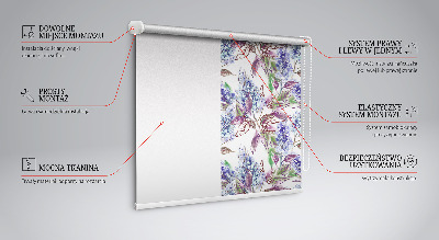 Verduisterend binnengordijn met zomerbloemenprint