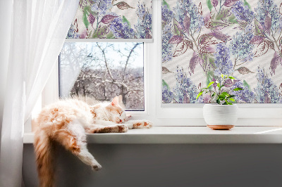 Verduisterend binnengordijn met zomerbloemenprint
