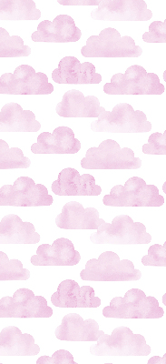 Verduisterend stoffen rolgordijn in de kleur roze wolken