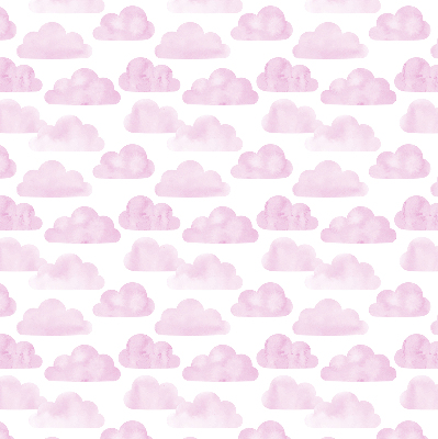 Verduisterend stoffen rolgordijn in de kleur roze wolken