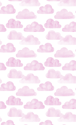 Verduisterend stoffen rolgordijn in de kleur roze wolken