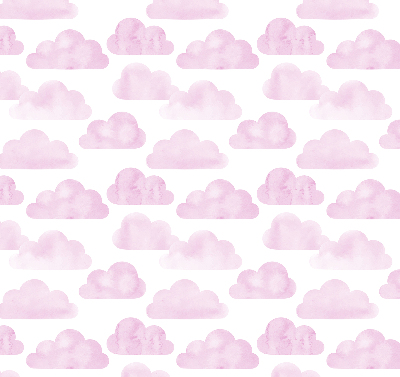 Verduisterend stoffen rolgordijn in de kleur roze wolken